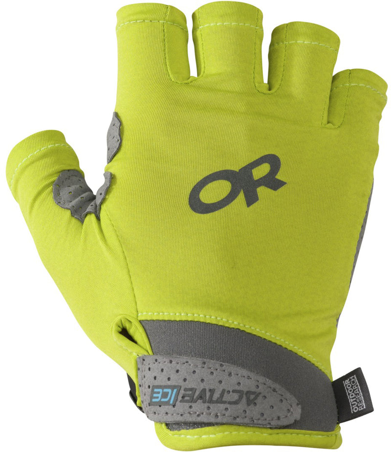 Outdoor Research - ActiveIce Chroma Sun Half Finger- Lemongrass - Apparelly Gloves